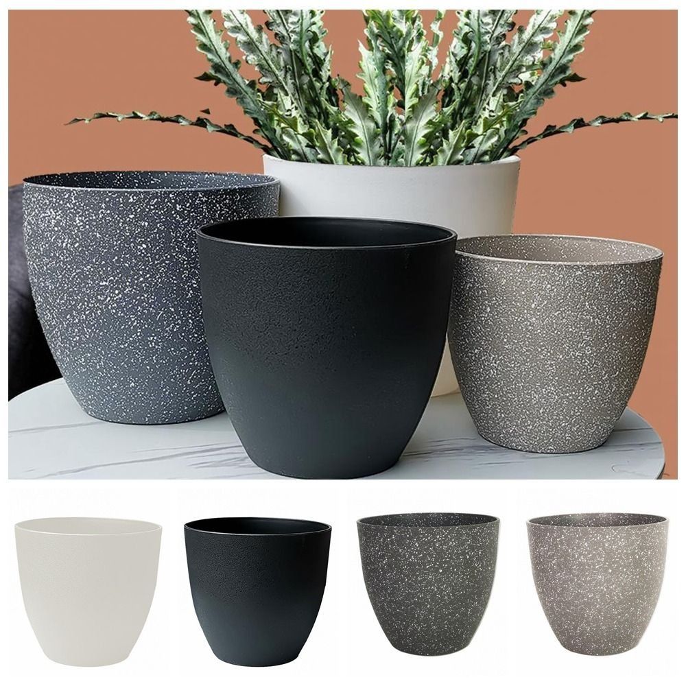Macetas de piedra de imitación - Aloe Vera Pot reseña y precio