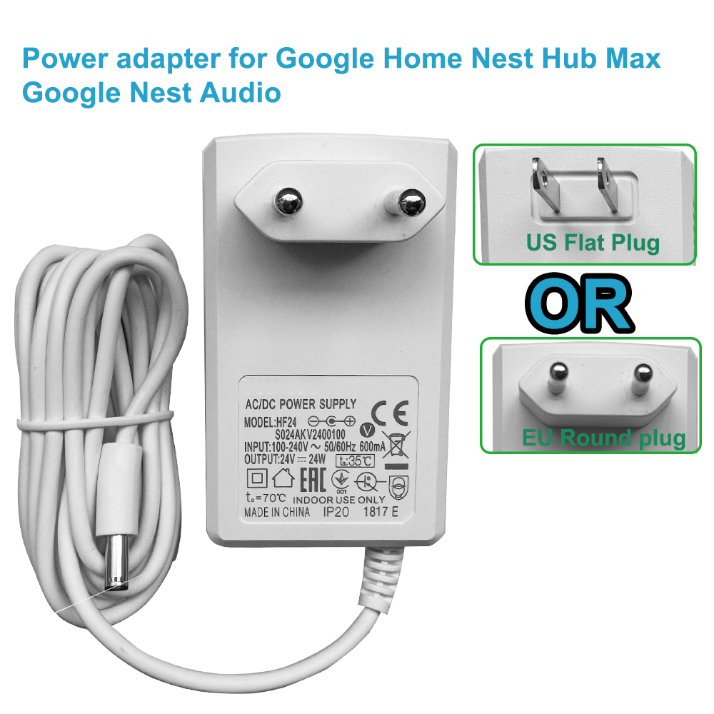 Adaptador de Alimentación de 2 - Google Speaker Nest Hub reseña y precio