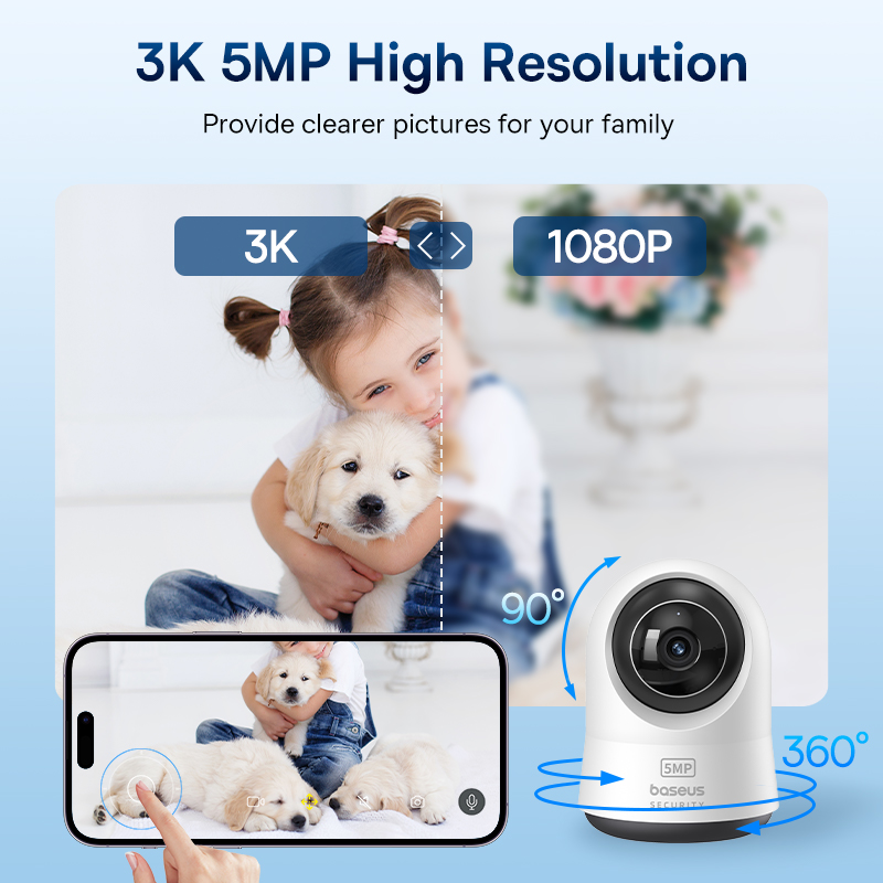 Baseus 5MP 3K WiFi cámara IP 2 - Eufy Camera E220 reseña y precio