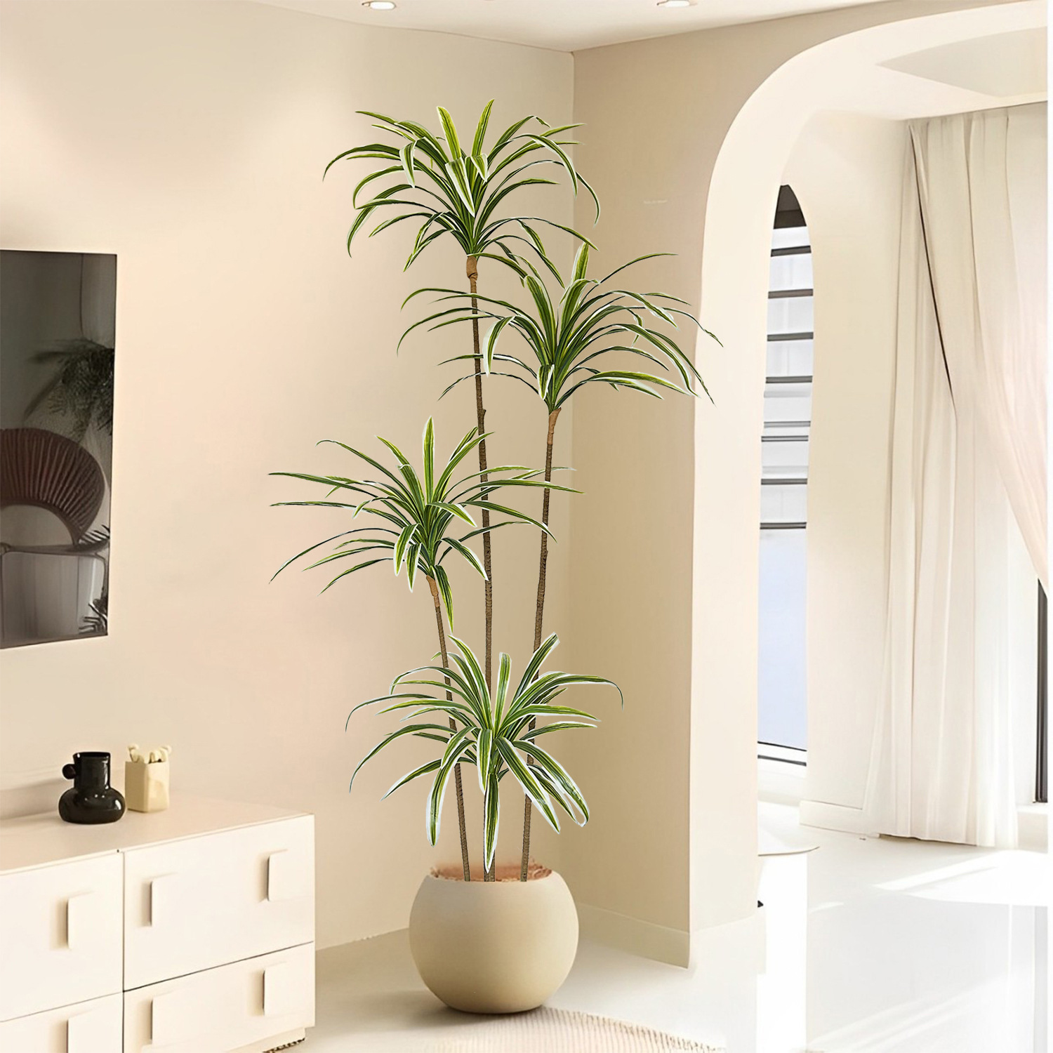 Planta Artificial de Dracaena  - Dracaena Marginata reseña y precio